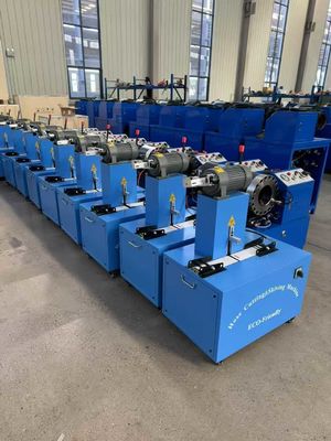 Harga yang bagus Warna Biru 2 Fungsi Listrik 2 Inci 6 Lapisan Selang Pemotongan Dan Skiving Mesin Dengan Bilah on line