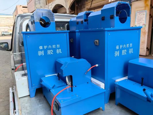 Warna Biru 12v Mobil Loading Otomatis Karet Selang Mesin Pemotong 1/4 