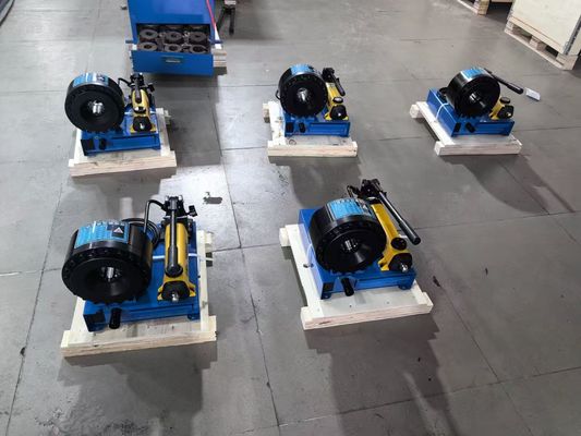 Serbaguna Dan Tepat 1 Inci 6-25MM Manual Hydraulic Hose Crimping Machine Hose Crimper 7 Mati Dengan Kompatibilitas Baja