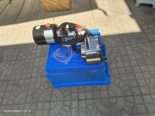 Harga yang bagus 12V / 24V 7 Dies Warna Biru Mobil Loading 1 Inch Braided Hose Crimper Baterai Drive Hydraulic Hose Press Machine 6-25mm on line