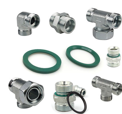 Ringan pengedap lapangan minyak dan gas karet O dengan ukuran yang dapat digunakan C/S DIN 3869 ED Ring 14 Dari ukuran 8 hingga 60 Warna Biru