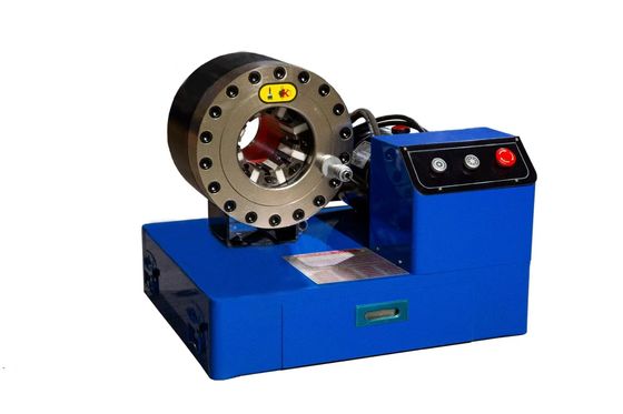 Harga yang bagus 12V/24V 10 mati 2 Inch Biru Warna Manual Dipaku Selang Crimper Baterai Drive Hydraulic 6-51mm Selang Crimper on line