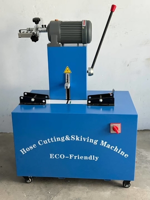 Harga yang bagus Mesin Pemotong dan Skiving Selang Karet Listrik 2 Inci 128kg 380V/220V on line