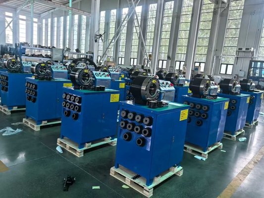 Harga yang bagus Mesin Crimping Selang Karet Hidrolik 600T 6-51mm 220V-415V on line
