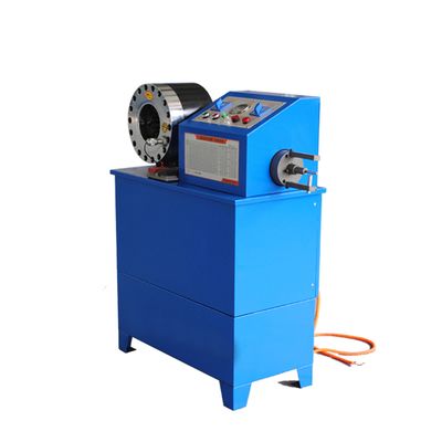 Harga yang bagus Double Functions Blue Color 2 Inch Hydraulic Hose Crimping Machine with 10 Sets of Dies and 6-51mm Crimping Range for Robust Construction on line
