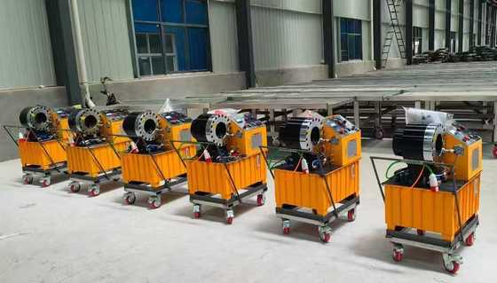 Harga yang bagus Mesin Crimping Selang Hidrolik DX68 dengan Rentang Crimping 6-51mm Kapasitas 2 Inci dan 10 Dies untuk Pengepresan Selang yang Efisien on line