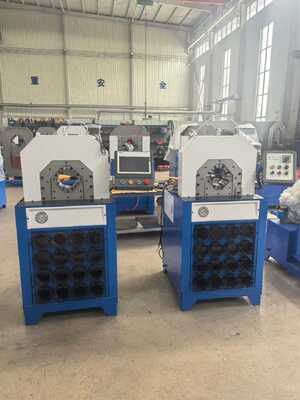 Harga yang bagus 3 Inch Hydraulic Hose Crimping Machine with 15 Sets Free Dies and 1250KG Weight for Heavy-Duty Applications on line