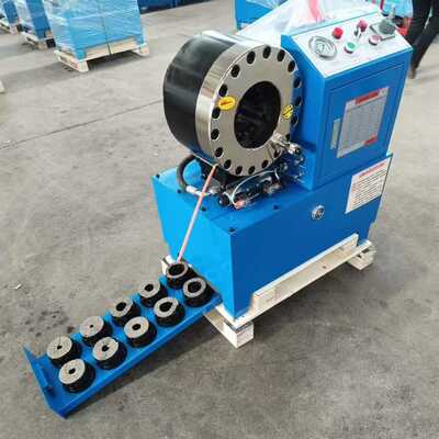 DX68 Hydraulic Hose Crimper dengan 6-51mm Crimping Range 10 Dies dan 200 Pcs Per Jam Efisiensi