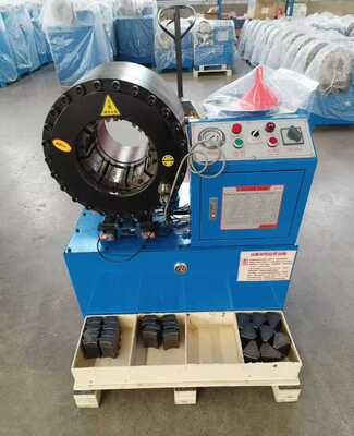 Harga yang bagus Mesin Pengepres Selang Elektrik Hidrolik 3 Inci dengan Gaya Pengepres 800T, Jangkauan 6-76mm, dan Kapasitas 200pcs/H on line