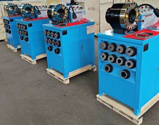 Harga yang bagus Mesin Crimping Selang Karet Kekuatan Crimping 600T Model Lebih Tinggi 2 Inci dengan Kisaran 6-51Mm dan 10 Cetakan Yang Dapat Dipertukarkan untuk Crimper Selang Hidraulik on line