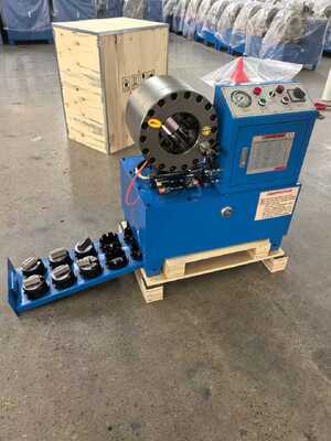 Harga yang bagus DX68 Hydraulic Hose Crimper dengan 6-51mm Crimping Range 10 Dies dan 200 Pcs Per Jam Efisiensi on line