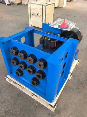 Harga yang bagus 6-51mm Hydraulic Hose Crimping Machine dengan alat cetakan perubahan cepat dan 10 mati yang dapat dipertukarkan untuk crimping serbaguna on line
