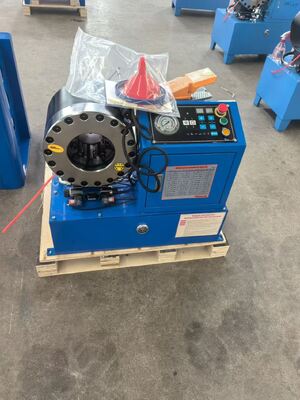 Harga yang bagus Mesin Pengepres Selang Hidrolik 6-51mm dengan Alat Cetakan Ganti Cepat dan 10 Die yang Dapat Dipertukarkan on line