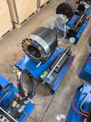 600T Crimping Force Manual Hose Crimping Machine dengan Jangkauan 6-51mm dan 10 Dies Interchangeable untuk Aplikasi Hidraulik