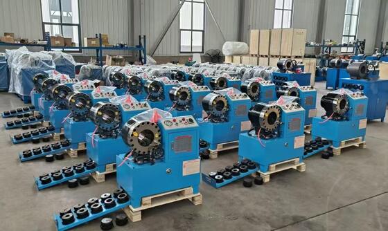 DX68 Electric 220v/380v 2 Inci Crimper Selang Hidrolik Dengan Akurasi Crimping 6-51mm ±0,01mm 10 Dies dan Efisiensi 200 Buah Per Jam