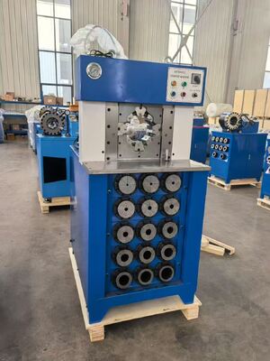 Harga yang bagus 3 Inch Button Control Hydraulic Hose Crimping Machine dengan 6-76mm Crimping Range dan 165mm Max Opening on line
