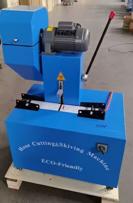 Harga yang bagus 2 Inch Blue Color Electric dari 6 hingga 51mm Hose Cutting and Skiving Machine dengan Perangkat Perlindungan 220V/380V/110v Voltage And 10 Interchangeable Dies Dua Fungsi ke dalam Satu Mesin online