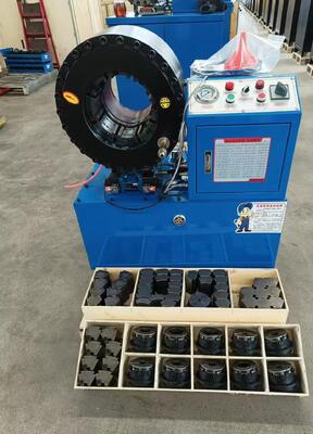 Harga yang bagus 6 Inch Up To 150mm Hydraulic Hose Crimping Machine Crimping 6 Layer/Wire Hose From 4 To 150mm Crimping Range Besar Pembukaan Crimping Force 2500 Ton And 20 Interchangeable Dies online